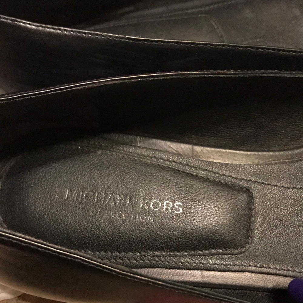Michael Kors Collection Marla leather bow flats - Picture 5 of 8